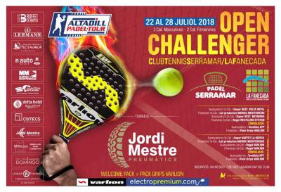 poster del torneo CHALLENGER JORDI MESTRE PNEUMÀTICS