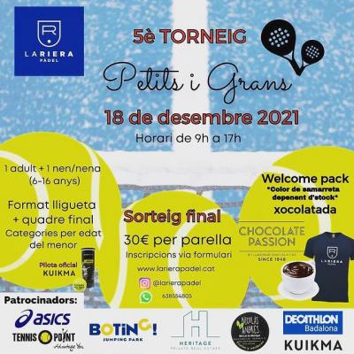 poster del torneo 5È TORNEIG PETITS I GRANS