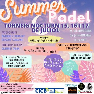 poster del torneo TORNEIG NOCTURN D'ESTIU