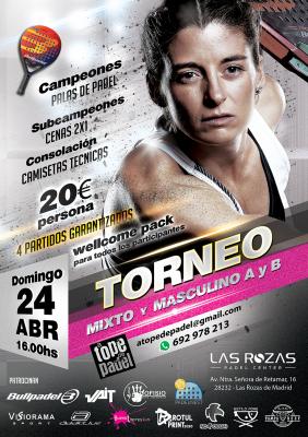 poster del torneo TORNEO MIXTO & MASCULINO