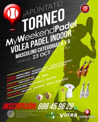 poster del torneo TORNEO MY WEEKEND PADEL