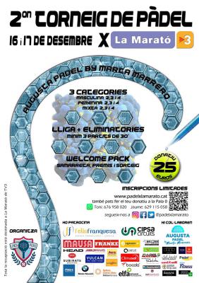 poster del torneo 2on TORNEIG X LA MARATÓ TV3