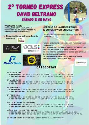 poster del torneo 2DO TORNEO EXPRESS DAVID BELTRAMO