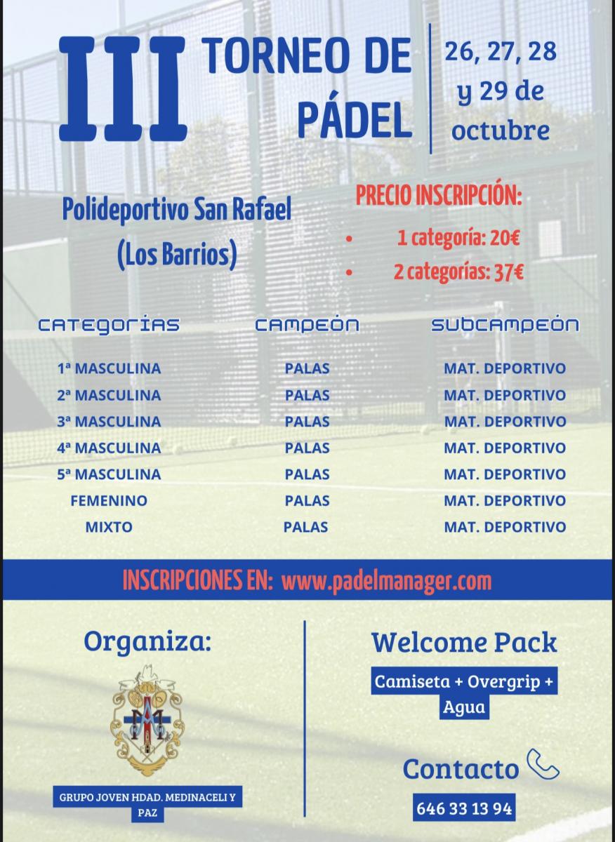 cartel del torneo