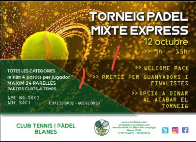 poster del torneo TORNEIG MIXTE EXPRESS