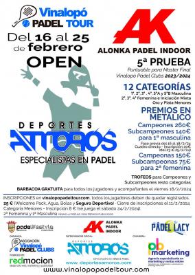 poster del torneo OPEN DEPORTES AMORÓS