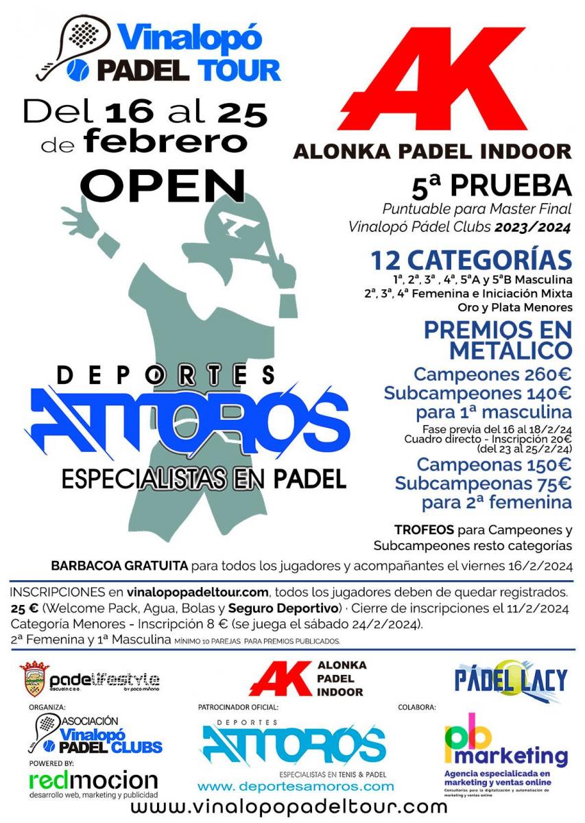 cartel del torneo