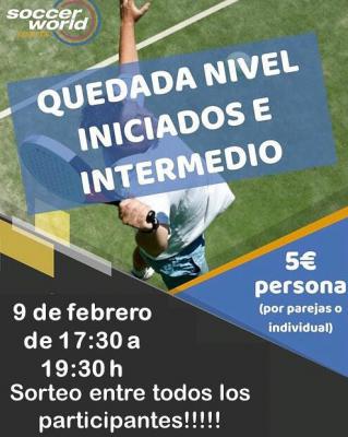 poster del torneo QUEDADA INICIACIÓN E INTERMEDIO