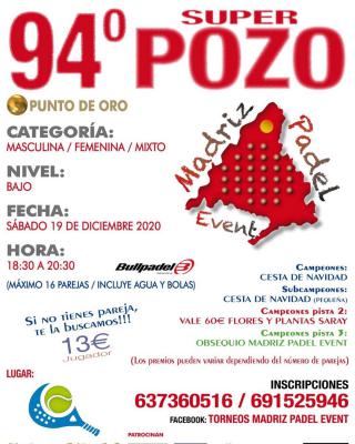 poster del torneo 94º SUPER POZO