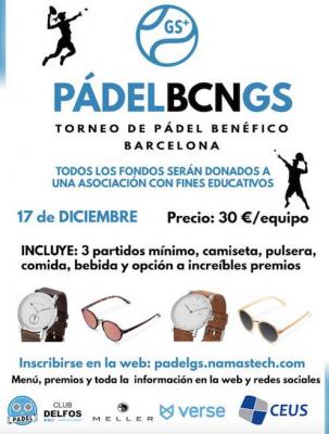 poster del torneo TORNEO BENÉFICO BCN GS+