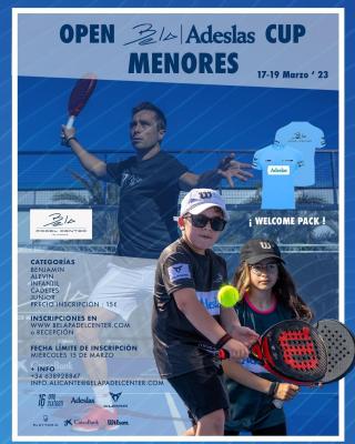 poster del torneo OPEN BELA ADESLAS CUP MENORES