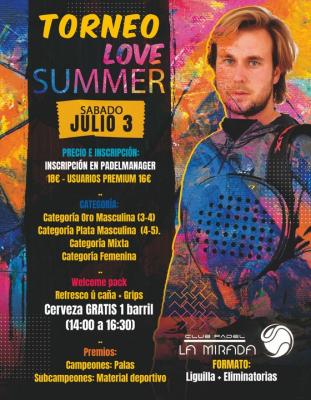 poster del torneo TORNEO LOVE SUMMER