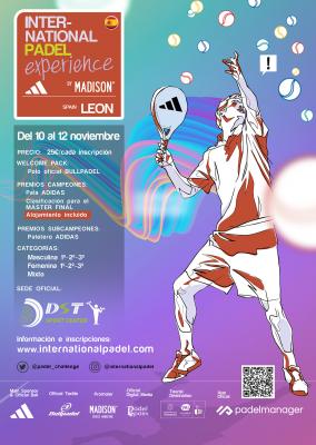 poster del torneo INTERNATIONAL PADEL EXPERIENCE (IPE) LEON