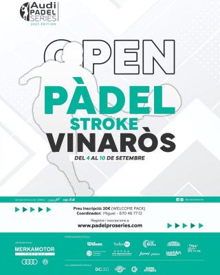 poster del torneo OPEN PADEL STROKE VINAROS