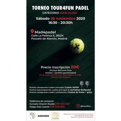 poster del torneo TORNEO TOUR4FUN PADEL