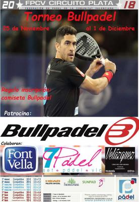 poster del torneo TORNEO BULLPADEL - CIRCUITO PLATA