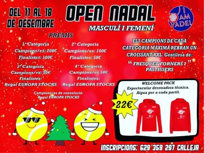 poster torneo OPEN DE NADAL