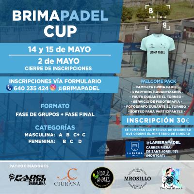 poster del torneo BRIMA PADEL CUP