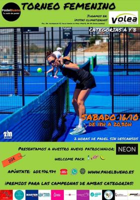 poster del torneo TORNEO FEMENINO