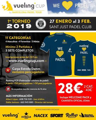 poster del torneo 1º TORNEO VUELING CUP 2019