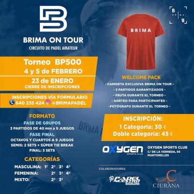 poster del torneo 1A PARADA DE BRIMA ON TOUR