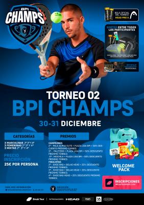 poster del torneo TORNEO 2 BPI CHAMPS