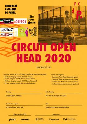 poster del torneo CIRCUIT OPEN HEAD 2020