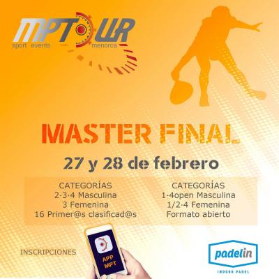 poster del torneo MASTER FINAL MPT TOUR