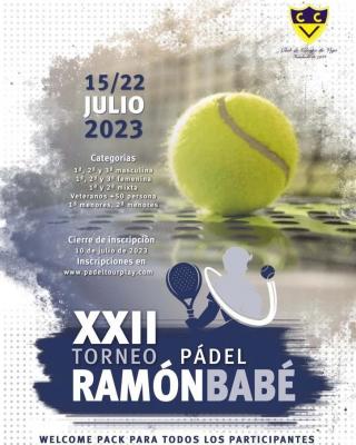 poster del torneo XXII TORNEO RAMÓNBABÉ