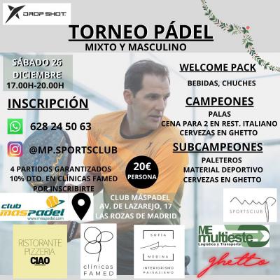 poster del torneo TORNEO MIXTO MASCULINO