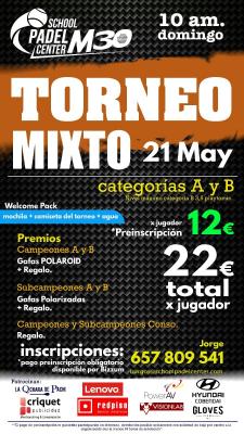 poster del torneo TORNEO MIXTO 21-5