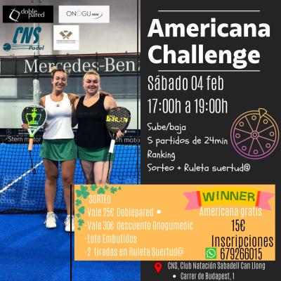 poster del torneo AMERICANA CHALLENGE