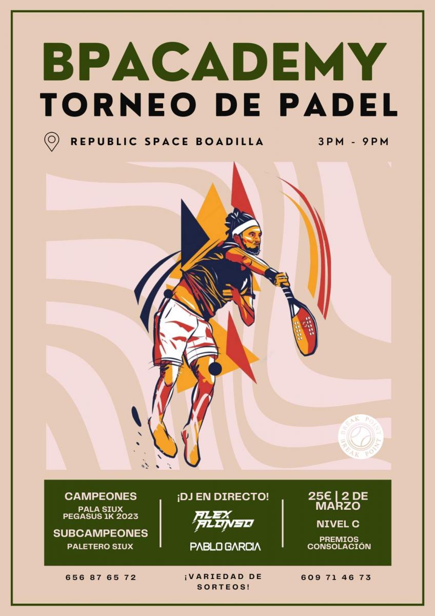 cartel del torneo