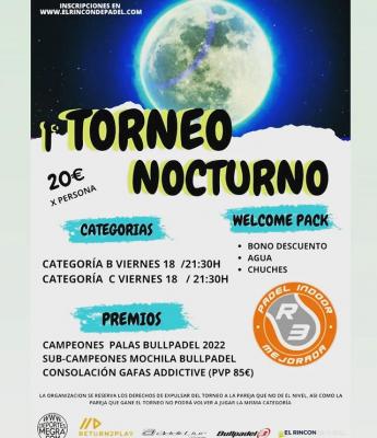 poster del torneo 1º TORNEO NOCTURNO