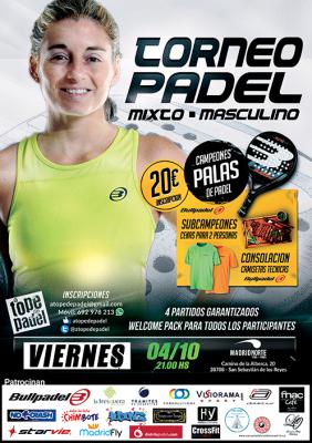 poster del torneo TORNEO DE PADEL MIXTO - MASCULINO