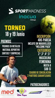 poster del torneo TORNEO INACUA CENTRO RAQUETA