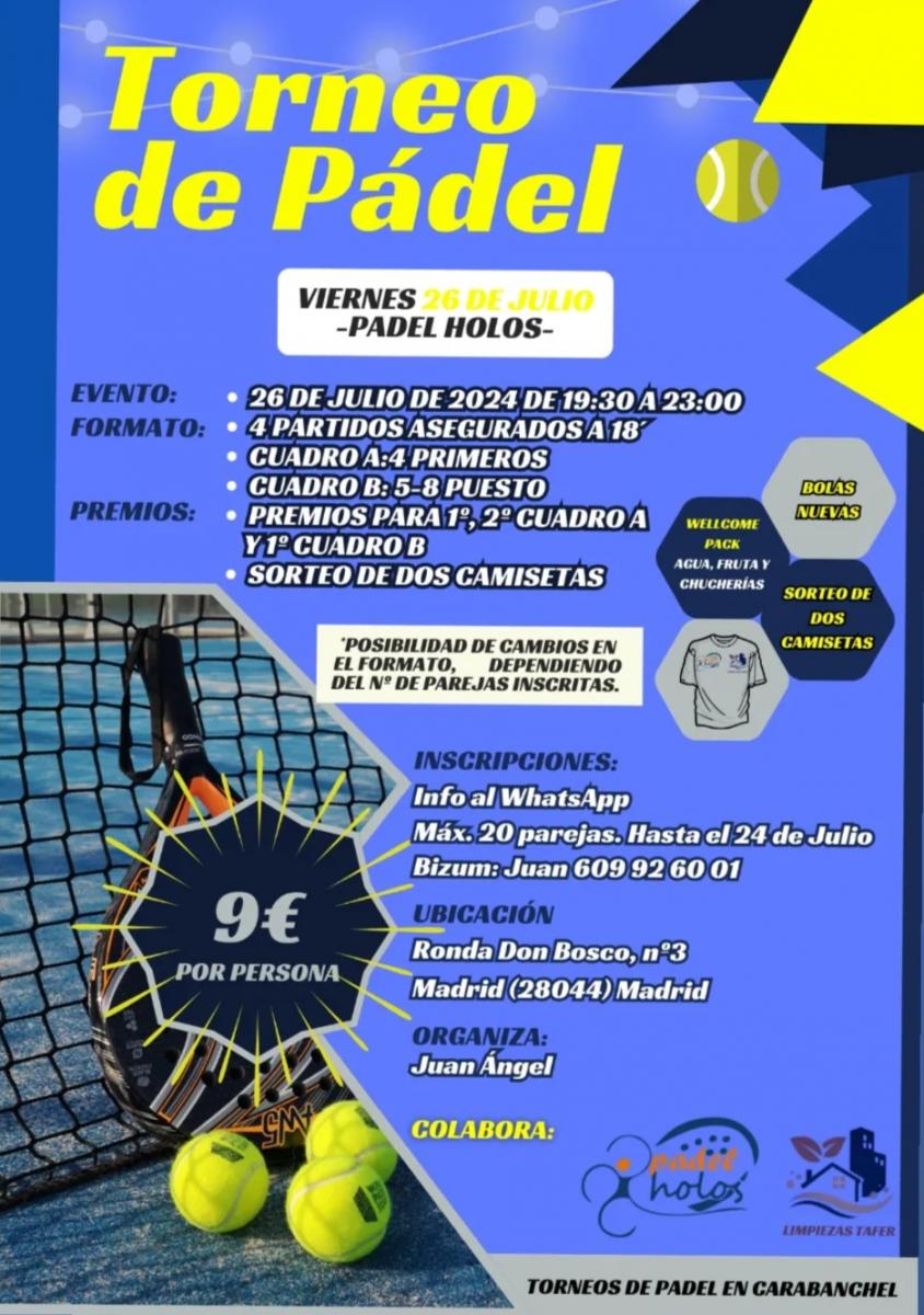 cartel del torneo