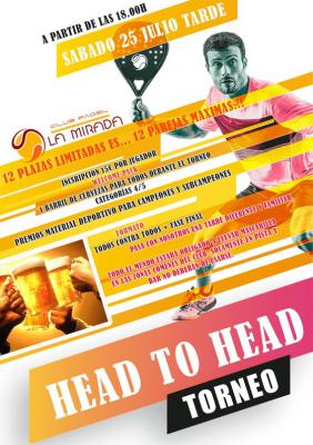 poster del torneo TORNEO HEAD TO HEAD