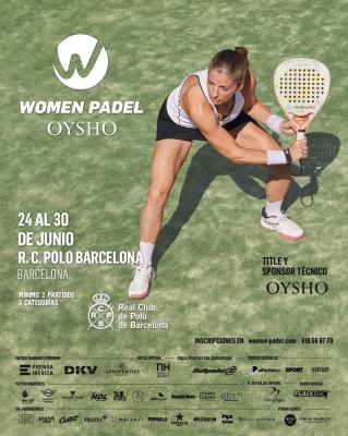 poster del torneo WOMEN PADEL OYSHO BARCELONA