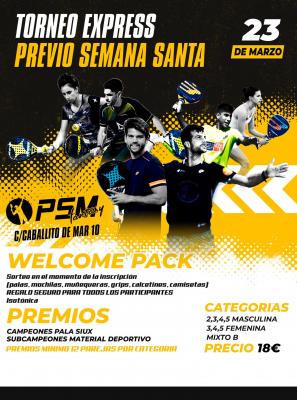 poster del torneo I TORNEO EXPRESS FANTASY PADEL