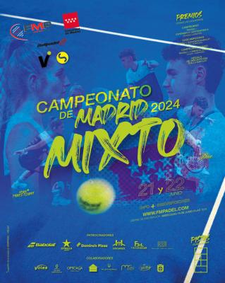 poster torneo CAMPEONATO DE MADRID MIXTO 2024