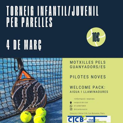 poster del torneo TORNEIG INFANTIL/JUVENIL