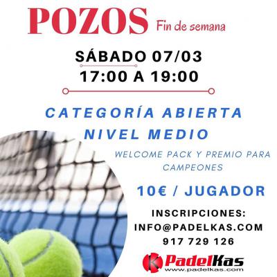 poster del torneo POZOS DE FIN DE SEMANA NIVEL MEDIO