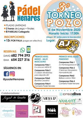 poster del torneo 3º TORNEO POZO