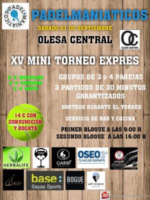 poster del torneo XV MINI TORNEO EXPRES