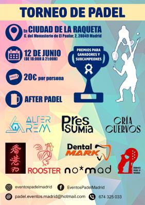 poster del torneo EVENTOS PADEL MADRID VII