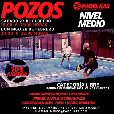 poster del torneo POZOS