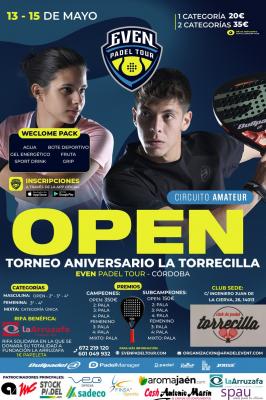 poster torneo OPEN EVEN PADEL TOUR CÓRDOBA