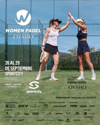 poster del torneo WOMEN PADEL OYSHO SPORTCITY VALENCIA