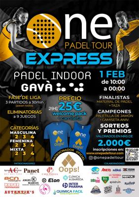 poster del torneo EXPRESS ONE PÁDEL TOUR